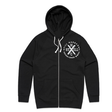 Load image into Gallery viewer, Still Hardcore Circle Logo Zip Hood