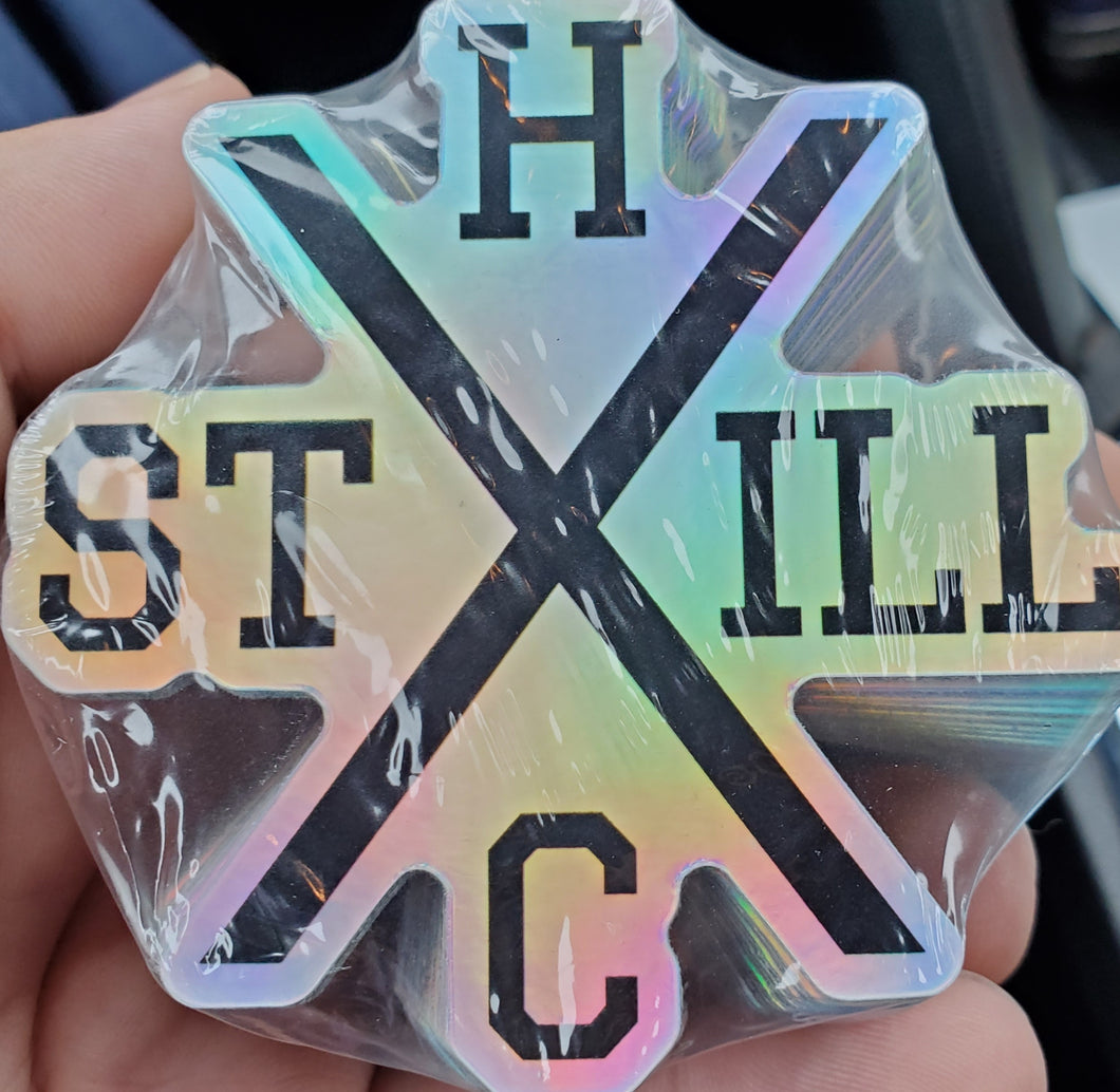 STILL HARDCORE SHINY HOLGRAPHIC STICKER